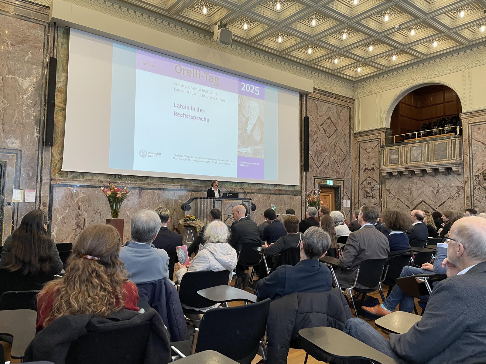 Orelli-Tag 2025: Begrüssung durch Prof. Dr. Ulrike Babusiaux